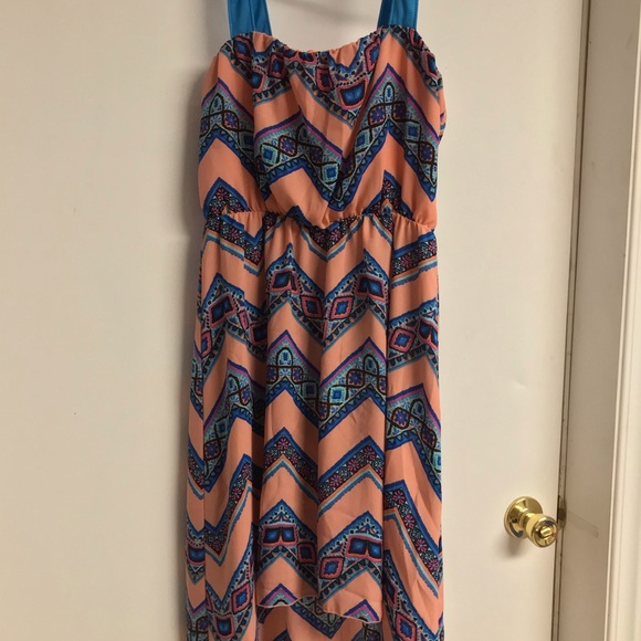 URBAN ROSE PINK AND BLUE SUNDRESS SIZE MEDIUM - Picture 5 of 8